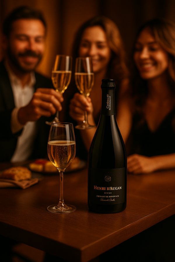 Henri d’Augan – Crémant de Bordeaux Brut NV  Carton de 6 bouteilles