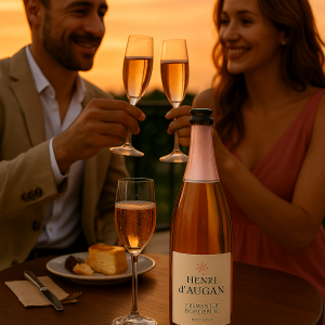 Henri d’Augan – Crémant de Bordeaux Brut Rosé NV Carton de 6 bouteilles