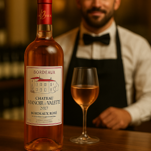 Manoir de Valette – Bordeaux Rosé Carton de 6 bouteilles 2018