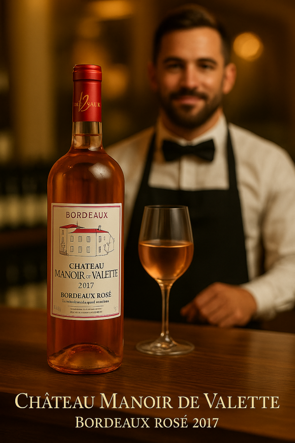 Manoir de Valette – Bordeaux Rosé Carton de 6 bouteilles 2018