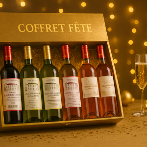Coffret Fête – 6 bouteilles 100 % Manoir de Valette